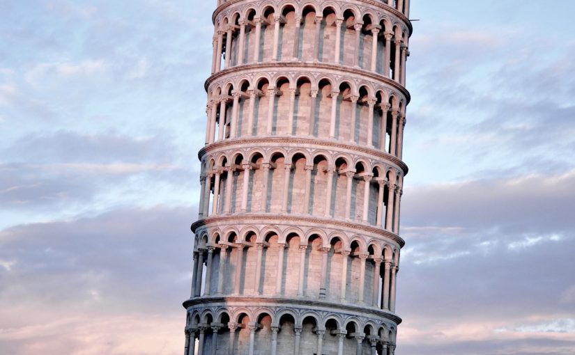 A picture of the tower of Piza. From Nick Byrd's "Is Philosophical Reflection Ever Inappropriate?"