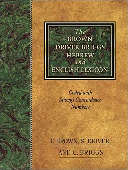 A picture of the cover of a lexicon for the Old Testament.