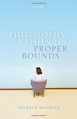 The front cover of Philosophy In Its Proper Bounds